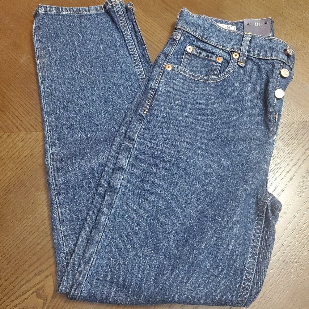 GAP High-Rise Women’s Jeans - Medium Blue Denim